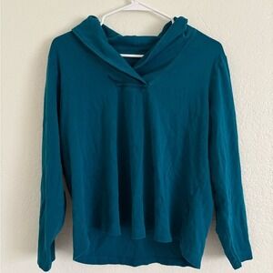 LL Bean Collared Pullover Outdoors Classic Granola Hiking Camping Fall Winter